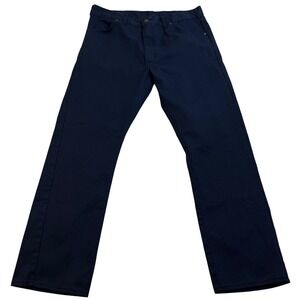 Vintage Big Yank BY-750 Mens Work Pants Size 40x31 Navy Blue Union Made in USA